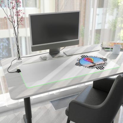LED Gaming Mouse Pad (White)