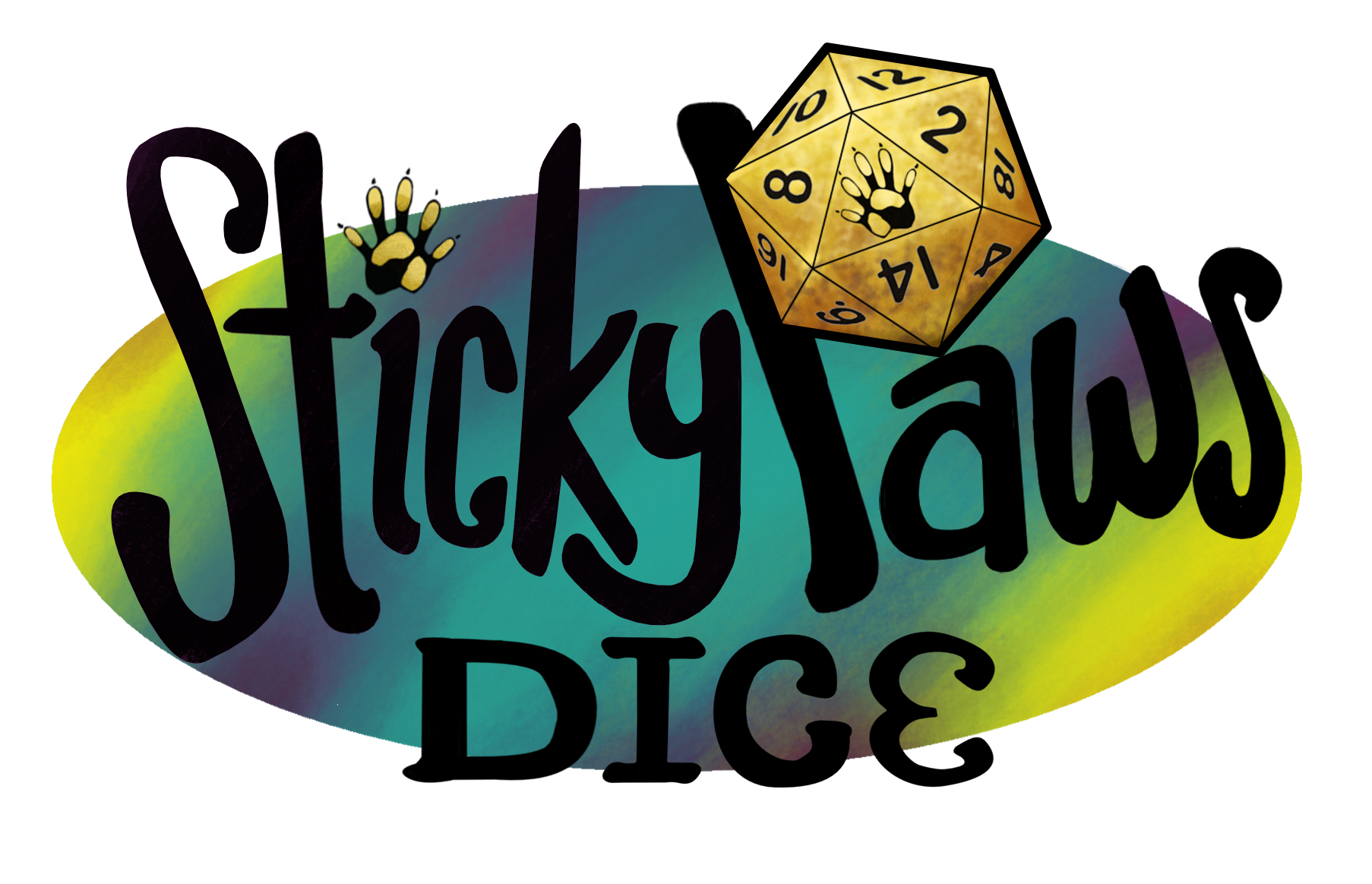 Sticky Paws Dice logo